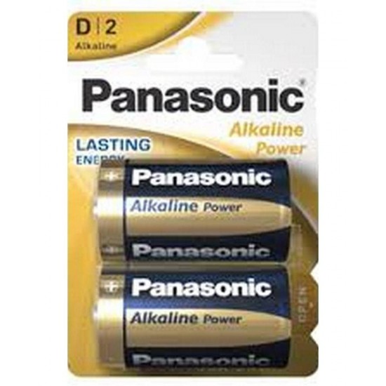 ΜΠΑΤΑΡΙΕΣ ΑΛΚΑΛΙΚΕΣ PANASONIC D (2 ΤΕΜ.)