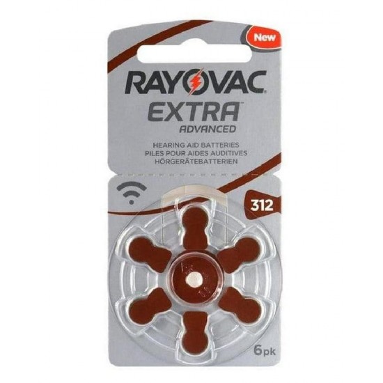 ΜΠΑΤΑΡΙΕΣ ΑΚΟΥΣΤΙΚΩΝ ΒΑΡΗΚΟΪΑΣ RAYOVANC 6 ΤΕΜΑΧΙΑ