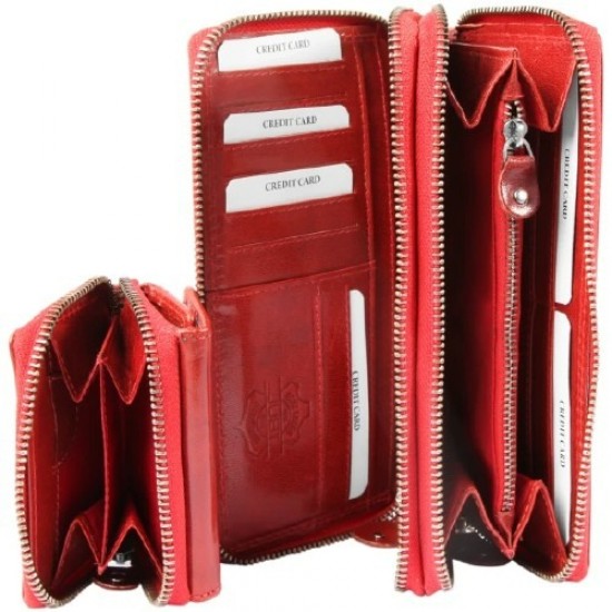 JUST- 2 ΠΟΡΤΟΦΟΛΙΑ ΑΠΟ ΓΝΗΣΙΟ ΔΕΡΜΑ ΣΕ ΣΕΤ, ΠΡΟΣΤΑΣΙΑ RFID JU40006-005