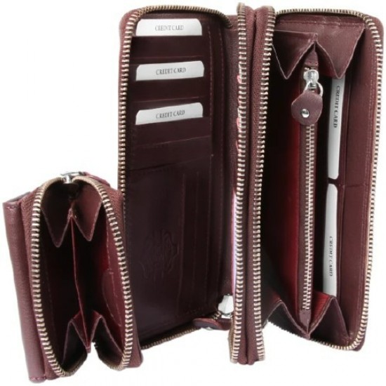 JUST- 2 ΠΟΡΤΟΦΟΛΙΑ ΑΠΟ ΓΝΗΣΙΟ ΔΕΡΜΑ ΣΕ ΣΕΤ, ΠΡΟΣΤΑΣΙΑ RFID JU40007-002