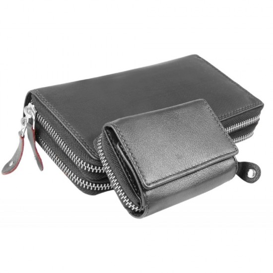 JUST- 2 ΠΟΡΤΟΦΟΛΙΑ ΑΠΟ ΓΝΗΣΙΟ ΔΕΡΜΑ ΣΕ ΣΕΤ, ΠΡΟΣΤΑΣΙΑ JU40007-003