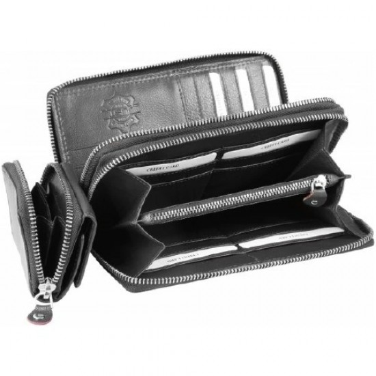 JUST- 2 ΠΟΡΤΟΦΟΛΙΑ ΑΠΟ ΓΝΗΣΙΟ ΔΕΡΜΑ ΣΕ ΣΕΤ, ΠΡΟΣΤΑΣΙΑ JU40007-003