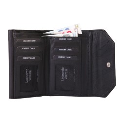 LEONARDO VERRELLI ΓΥΝΑΙΚΕΙΟ ΠΟΡΤΟΦΟΛΙ ΑΠΟ ΓΝΗΣΙΟ ΔΕΡΜΑ, RFID ΠΡΟΣΤΑΣΙΑ 3000348-002