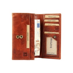 ΓΥΝΑΙΚΕΙΟ ΠΟΡΤΟΦΟΛΙ RAPTOR ΑΠΟ ΓΝΗΣΙΟ ΔΕΡΜΑ. RA40001-003