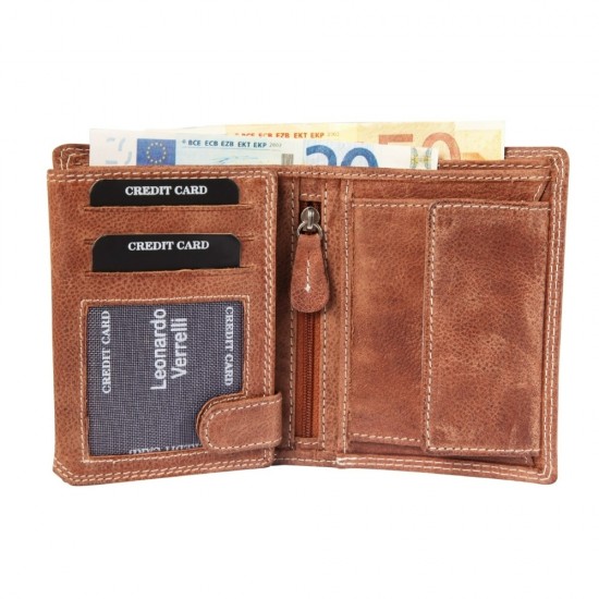 LEONARDO VERRELLI ΑΝΔΡΙΚΟ ΠΟΡΤΟΦΟΛΙ ΑΠΟ ΓΝΗΣΙΟ ΔΕΡΜΑ 3000274-002