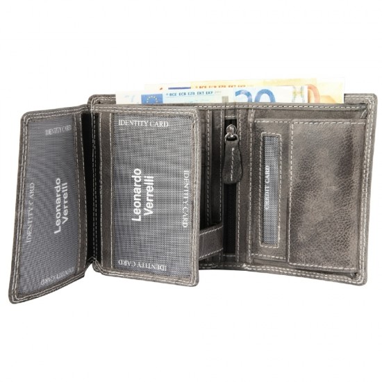 LEONARDO VERRELLI ΑΝΔΡΙΚΟ ΠΟΡΤΟΦΟΛΙ ΑΠΟ ΓΝΗΣΙΟ ΔΕΡΜΑ 3000275-001