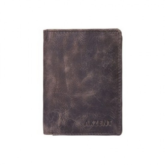 Akzent Ανδρικό πορτοφόλι από γνήσιο δέρμα, RFID προστασία 3000257-001