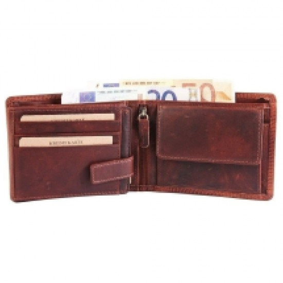 Raptor Ανδρικό Πορτοφόλι από γνήσιο δέρμα. RA40032-002