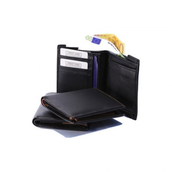 Αντρικό πορτοφόλι από γνήσιο δέρμα W1488