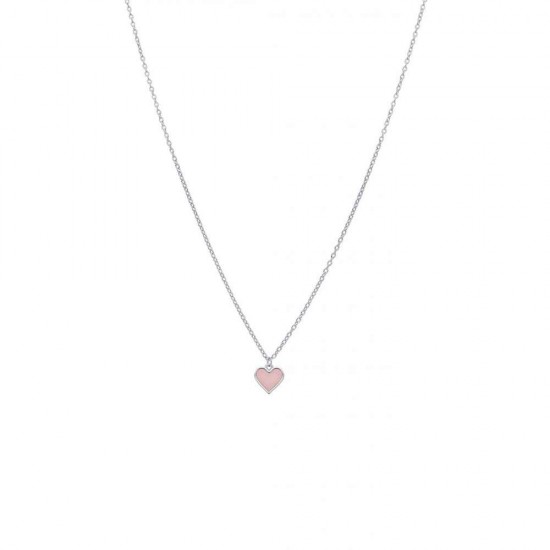 Κολιέ Marea ασήμι 925 με καρδιά D02407/AE