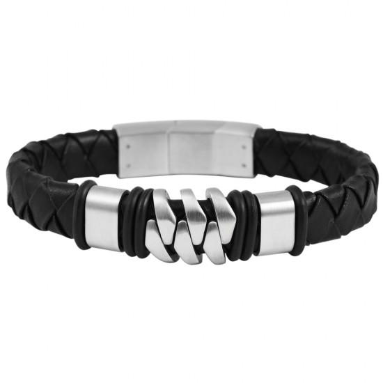 RAPTOR ΛΟΥΡΑΚΙ ΑΠΟ ΓΝΗΣΙΟ ΔΕΡΜΑ ΜΕ ΑΝΟΞΕΙΔΩΤΟ ΣΤΟΙΧΕΙΟ ΚΑΙ ΜΑΓΝΗΤΙΚΟ ΚΟΥΜΠΩΜΑ, ΜΑΥΡΟ RA50042-001