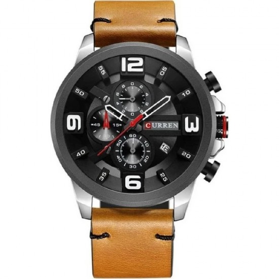 ΑΝΤΡΙΚΟ ΡΟΛΟΪ CURREN ΜΕ ΧΡΟΝΟΓΡΑΦΟ 8288 Camel