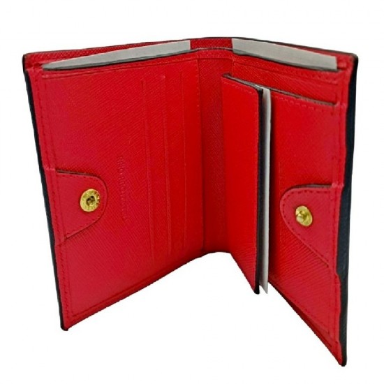 MARIO ROSSI ΓΥΝΑΙΚΕΙΟ ΠΟΡΤΟΦΟΛΙ ΑΠΟ ΓΝΗΣΙΟ ΔΕΡΜΑ ΣΕ ΚΟΚΚΙΝΟ ΧΡΩΜΑ, RFID ΠΡΟΣΤΑΣΙΑ WW-241RD