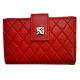 Γυναικείο δερμάτινο πορτοφόλι LUXUS 40014RED