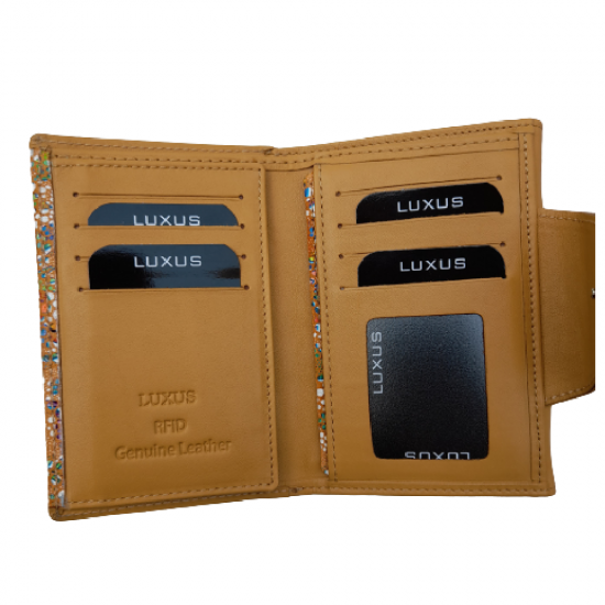 MOSAIC LUXUS ΔΕΡΜΑΤΙΝΟ ΠΟΡΤΟΦΟΛΙ ροζ ΔΕΡΜΑΤΙΝΟ 40214