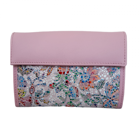 MOSAIC LUXUS ΔΕΡΜΑΤΙΝΟ ΠΟΡΤΟΦΟΛΙ ροζ ΔΕΡΜΑΤΙΝΟ 40214