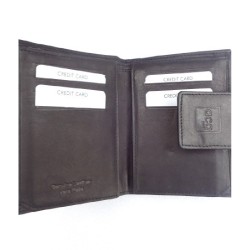 Δερμάτινο Γυναικείο Πορτοφόλι LUXUS ART LEY 12 black