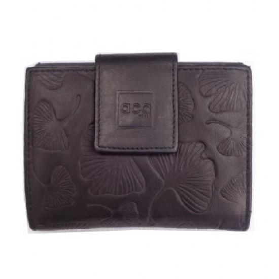 Δερμάτινο Γυναικείο Πορτοφόλι LUXUS ART LEY 12 black