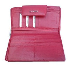 ΔΕΡΜΑΤΙΝΟ ΓΥΝΑΙΚΕΙΟ ΠΟΡΤΟΦΟΛΙ Luxus 50311, Δέρμα, RED