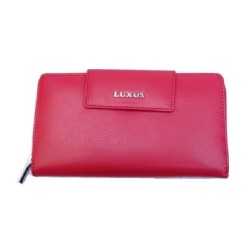 ΔΕΡΜΑΤΙΝΟ ΓΥΝΑΙΚΕΙΟ ΠΟΡΤΟΦΟΛΙ Luxus 50311, Δέρμα, RED