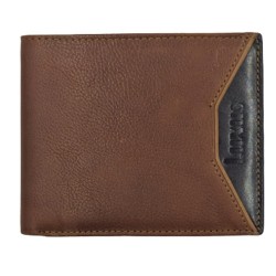 LUXUS ΔΕΡΜΑΤΙΝΟ ΠΟΡΤΟΦΟΛΙ ΚΑΦΕ LX4358BR