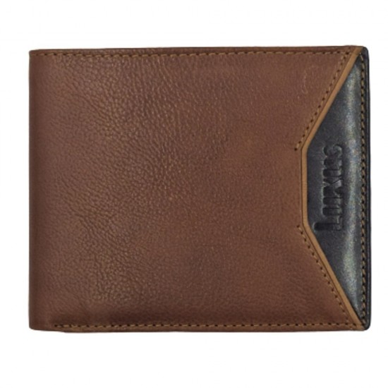 LUXUS ΔΕΡΜΑΤΙΝΟ ΠΟΡΤΟΦΟΛΙ ΚΑΦΕ LX4358BR