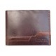 LUXUS ΔΕΡΜΑΤΙΝΟ ΠΟΡΤΟΦΟΛΙ ΚΑΦΕ LX4318 BR