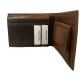 LUXUS ΔΕΡΜΑΤΙΝΟ ΠΟΡΤΟΦΟΛΙ ΚΑΦΕ LX4318 BR