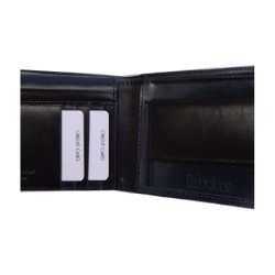 LUXUS ΔΕΡΜΑΤΙΝΟ ΠΟΡΤΟΦΟΛΙ ΜΑΥΡΟ LX4318 BL