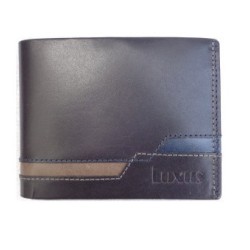 LUXUS ΔΕΡΜΑΤΙΝΟ ΠΟΡΤΟΦΟΛΙ ΜΑΥΡΟ LX4318 BL