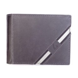 LUXUS ΔΕΡΜΑΤΙΝΟ ΠΟΡΤΟΦΟΛΙ ΓΚΡΙ LX4342GREY