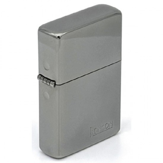 RONSON ΤΥΠΟΥ ZIPPO ΣΕ ΓΚΡΙ ΑΣΗΜΙ ΧΡΩΜΑ 20003