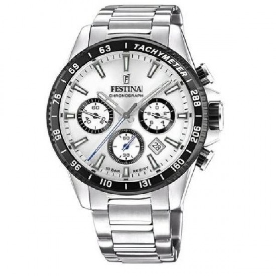 ΑΝΤΡΙΚΟ ΡΟΛΟΪ FESTINA ΜΕ ΧΡΟΝΟΓΡΑΦΟ ΚΑΙ ΗΜΕΡΟΜΗΝΙΑ F20560/1