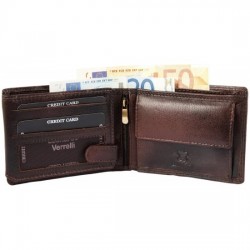 LEONARDO VERRELLI ΑΝΔΡΙΚΟ ΠΟΡΤΟΦΟΛΙ ΑΠΟ ΓΝΗΣΙΟ ΔΕΡΜΑ 3000117-002
