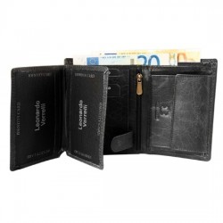 LEONARDO VERRELLI ΑΝΔΡΙΚΟ ΠΟΡΤΟΦΟΛΙ ΑΠΟ ΓΝΗΣΙΟ ΔΕΡΜΑ 3000268-001