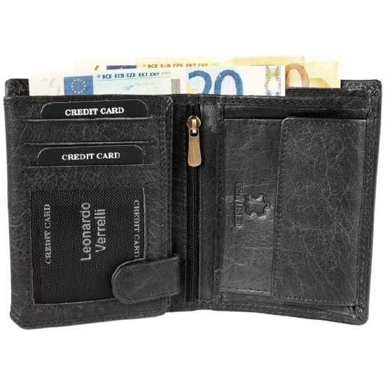 LEONARDO VERRELLI ΑΝΔΡΙΚΟ ΠΟΡΤΟΦΟΛΙ ΑΠΟ ΓΝΗΣΙΟ ΔΕΡΜΑ 3000268-001