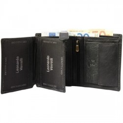 LEONARDO VERRELLI ΑΝΔΡΙΚΟ ΠΟΡΤΟΦΟΛΙ ΑΠΟ ΓΝΗΣΙΟ ΔΕΡΜΑ 3000270-001