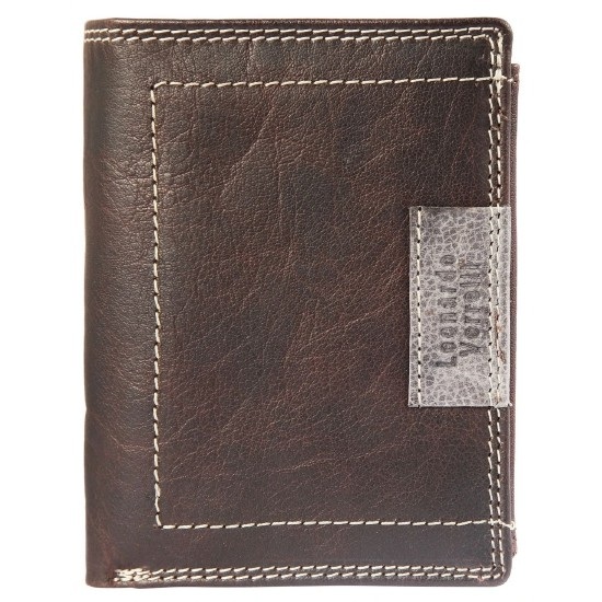 LEONARDO VERRELLI ΑΝΔΡΙΚΟ ΠΟΡΤΟΦΟΛΙ ΑΠΟ ΓΝΗΣΙΟ ΔΕΡΜΑ 3000268-002