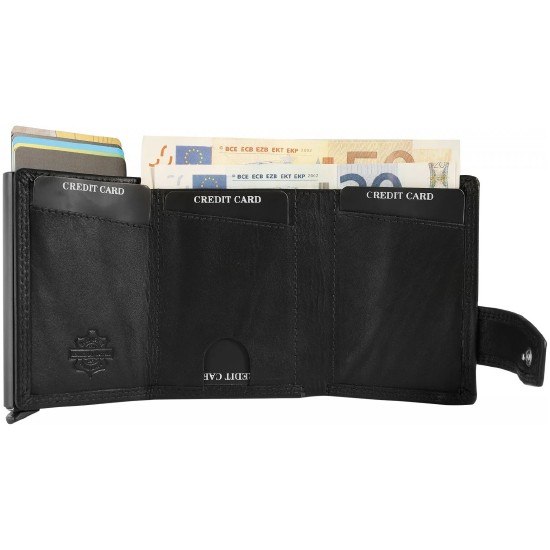 Πορτοφόλι καρτών Leonardo Verrelli vintage 3000476-001