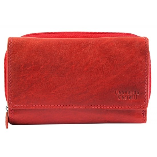 LEONARDO VERRELLI ΓΥΝΑΙΚΕΙΟ ΠΟΡΤΟΦΟΛΙ ΑΠΟ ΓΝΗΣΙΟ ΔΕΡΜΑ, RFID ΠΡΟΣΤΑΣΙΑ 3000292-003