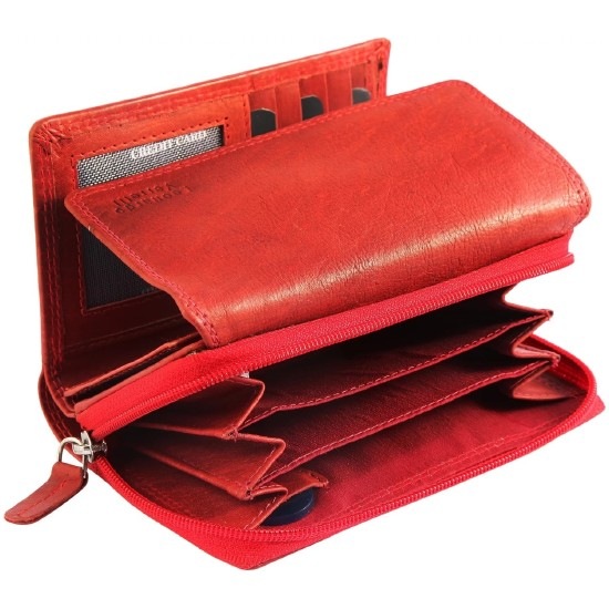 LEONARDO VERRELLI ΓΥΝΑΙΚΕΙΟ ΠΟΡΤΟΦΟΛΙ ΑΠΟ ΓΝΗΣΙΟ ΔΕΡΜΑ, RFID ΠΡΟΣΤΑΣΙΑ 3000292-003