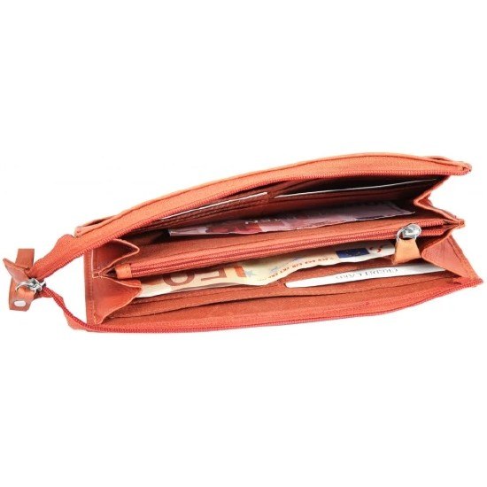 Leonardo Verrelli  ΓΥΝΑΙΚΕΙΟ ΠΟΡΤΟΦΟΛΙ ΑΠΟ ΓΝΗΣΙΟ ΔΕΡΜΑ, RFID ΠΡΟΣΤΑΣΙΑ 3000454-001