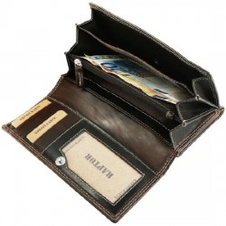 LEONARDO VERRELLI ΓΥΝΑΙΚΕΙΟ ΠΟΡΤΟΦΟΛΙ ΑΠΟ ΓΝΗΣΙΟ ΔΕΡΜΑ, RFID ΠΡΟΣΤΑΣΙΑ RA40043-001