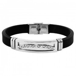 Akzent βραχιόλι από καουτσούκ και ατσάλι 5030070-005