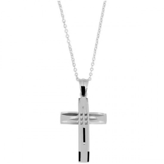 ΑΚΖΕΝΤ ΓΥΝΑΙΚΕΙΟΣ ΣΤΑΥΡΟΣ ΑΠΟ ΑΝΟΞΕΙΔΩΤΟ ΑΤΣΑΛΙ 5010067-001